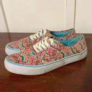 Colorful sneakers size 8